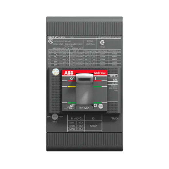 GE XT1HU3025AFD000XXX Molded Case Breakers (MCCBs)
