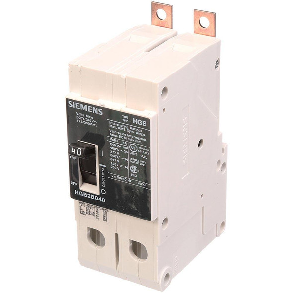Siemens HGB2B040B Molded Case Breakers (MCCBs)