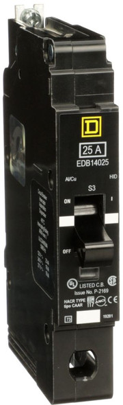 Square D EDB14025 Miniature Circuit Breakers (MCBs)