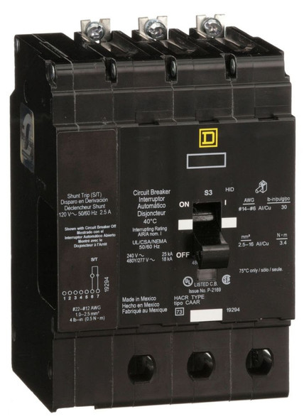 Square D EDB34050SA Miniature Circuit Breakers (MCBs)