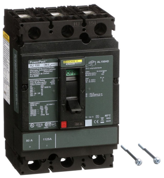 Square D HJL36080 Molded Case Breakers (MCCBs)