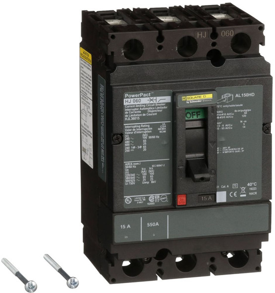 Square D HLL36060 Molded Case Breakers (MCCBs)
