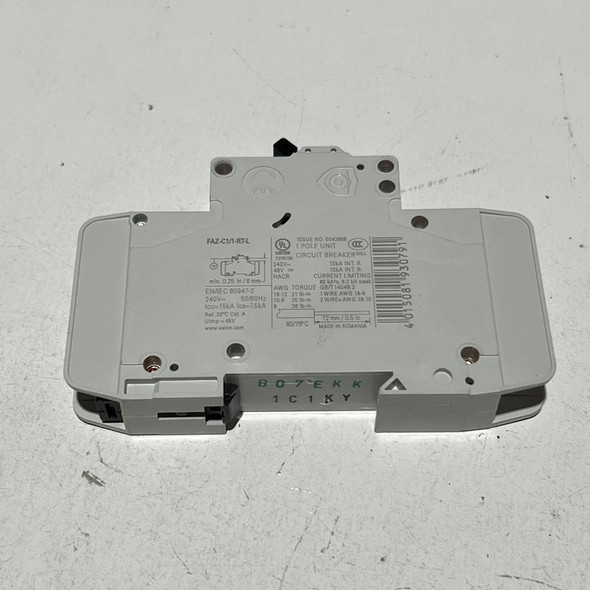 Eaton FAZ-C1/1-RT-L Miniature Circuit Breakers (MCBs)