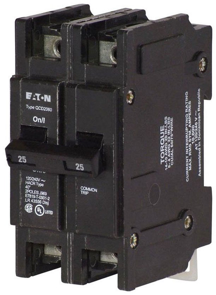 Eaton QCD2025H Din Rail Mounted Circuit Breakers