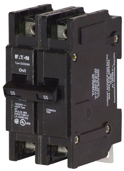 Eaton QCD2055 Din Rail Mounted Circuit Breakers