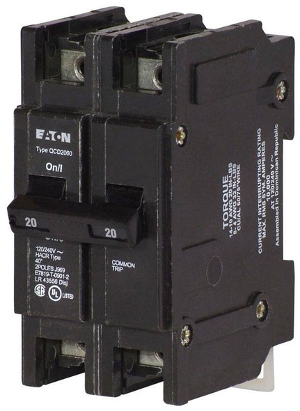Eaton QCD2020 Din Rail Mounted Circuit Breakers