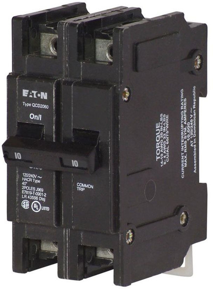 Eaton QCD2010 Din Rail Mounted Circuit Breakers