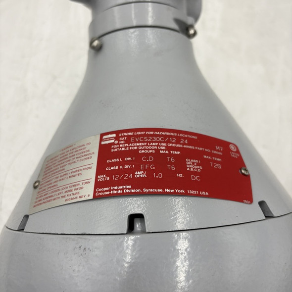 Crouse-Hinds EVCS230C/12-24 Emergency Lighting and Signs