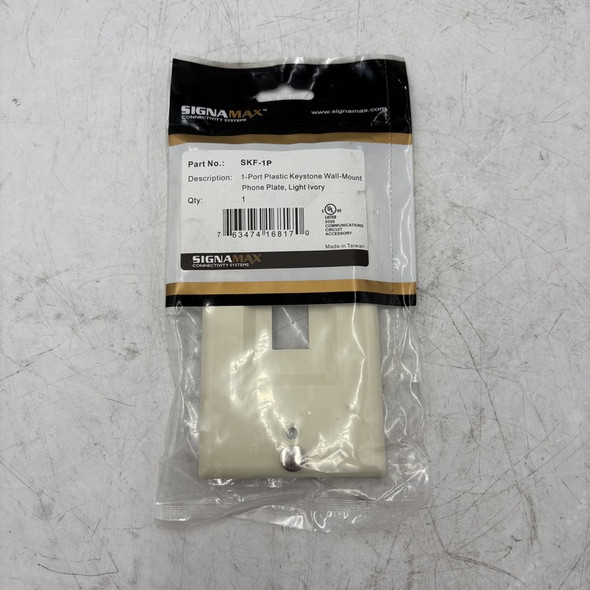 Signamax SKF-1P Wallplates and Accessories Signamax SKF-1P Wallplates and Accessories