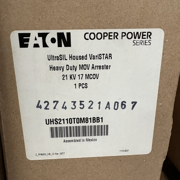 Eaton UHS2110T0M81BB1 Surge Protection Devices (SPDs) Eaton UHS2110T0M81BB1 Surge Protection Devices (SPDs)