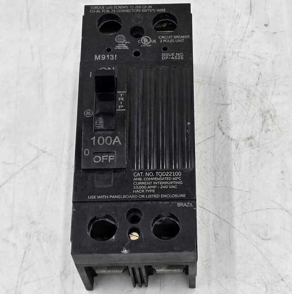 GE TQD22100X2 Molded Case Breakers (MCCBs)