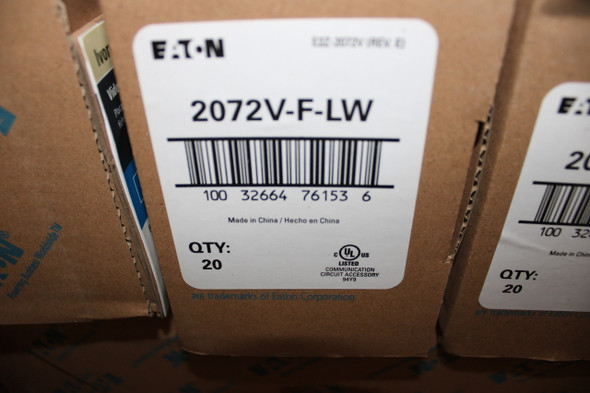 Eaton ECLOT-1136-P-2072V-F-LW Wallplates and Accessories