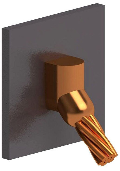 UltraWeld VA4/0B Cable To Steel Surface/Pipe Exothermic Mold