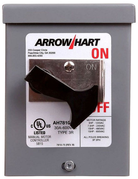 Eaton AH7810WD Motor Controller Switch