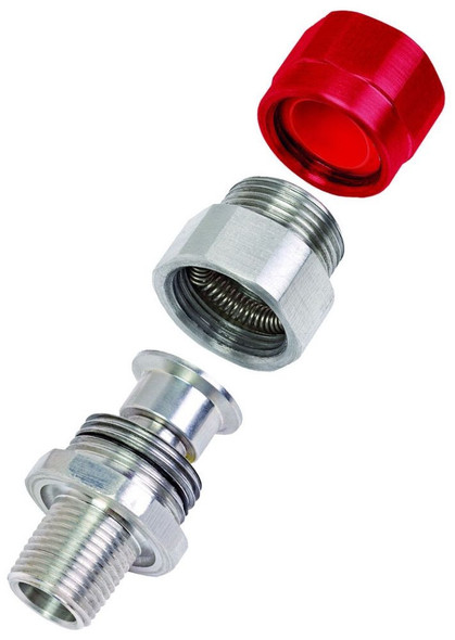 Hubbell MCX2 Copper Free Aluminum 360Degree Cable Connector