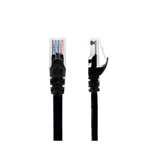 Unbranded C6-1FT-SLM-BK Cat6 Ethernet Cable