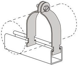 Wesanco B6154AEG 4" Rigid Clamp Import
