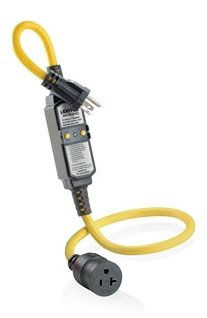 Leviton GFA20-3C Straight Blade Portable Gfci Cord Set