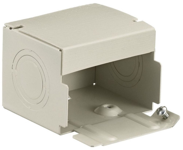 Hubbell HBL3010CIV Entrance End Fitting Steel Ivory Raceway Entrance End Fitting