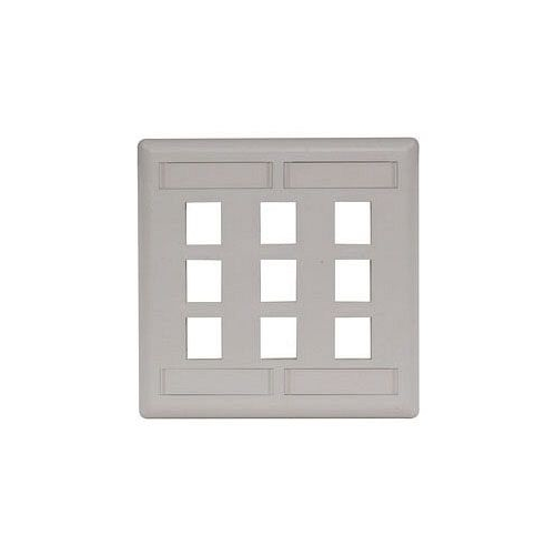 Hubbell IFP29OW Multimedia Office White Faceplate