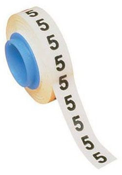 PANDUIT PMDR-9 Single Number Polyester Wire Marker Tape Refill Roll