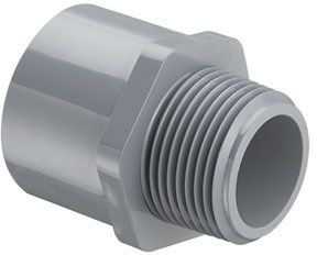 Spears 836-012C Male, Straight Adapter Fitting