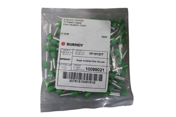 Burndy YF1012IT Covered Ferrule For 12 AWG