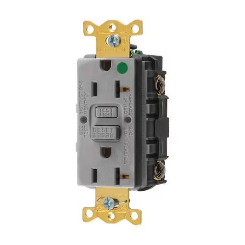 Hubbell GFR83GRY Outlets
