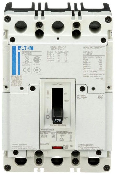 Eaton PDG23P0025TFFL Molded Case Breakers (MCCBs)