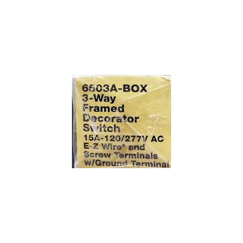 Eagle Electric 6503A-BOX 15Amp Rocker Wall Light Switch