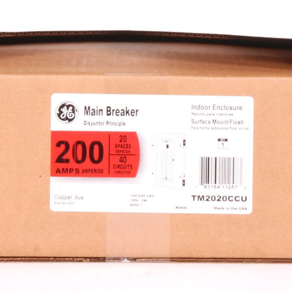 GE TM2020CCU Standard 200A Load Center