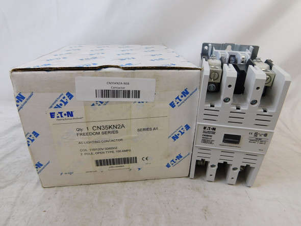Eaton CN35KN2A Lighting Contactors Open 2P 100A 110/120VAC 50/60Hz