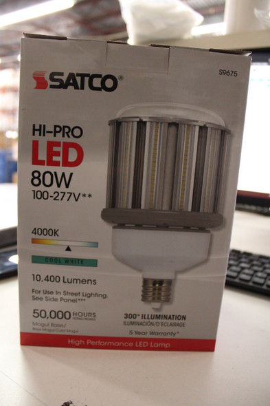 Satco LED/80W/4000K/100-277V LED Bulbs EA