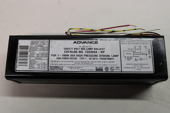 Advance 72C8084-NP HID Ballasts EA