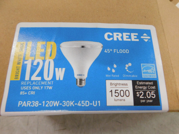 Cree PARS38-120W-30K-45D-U1 Miniature and Specialty Bulbs Floodlight 120W