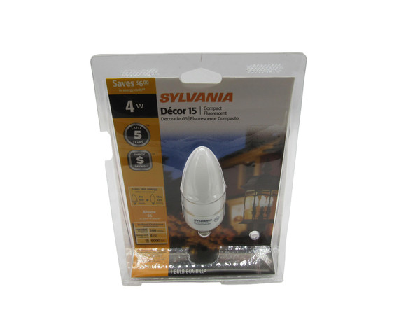 Sylvania CF4EL/DECO/CANDELABRA/MC/1/BL Miniature and Specialty Bulbs