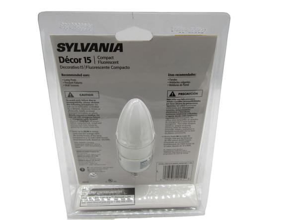 Sylvania CF4EL/DECO/CANDELABRA/MC/1/BL Miniature and Specialty Bulbs