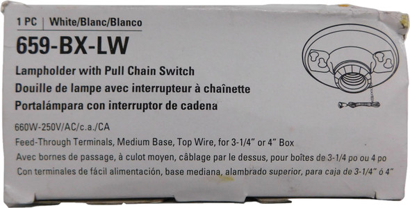 Eaton 659-BX-LW Lampholders/Adaptors/Accessories EA