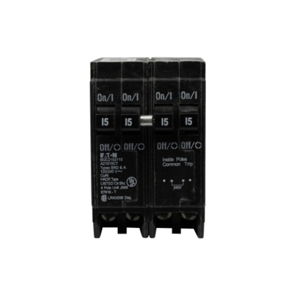 Eaton BQC215215 Miniature Circuit Breakers (MCBs) 2P 15A 240V EA