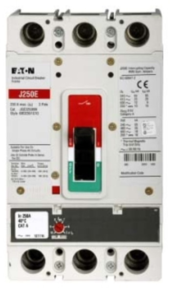 Eaton JGE3250FAG Molded Case Breakers (MCCBs) JGE 3P 250A 600V 50/60Hz 3Ph J Frame