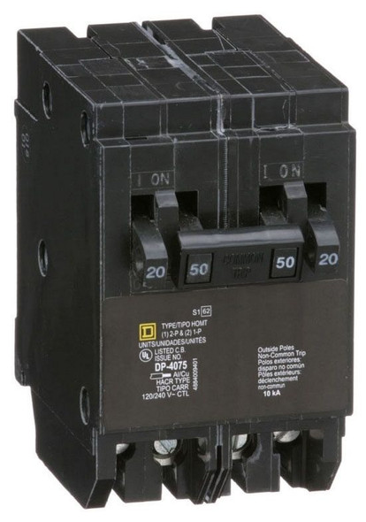 Square D HOMT2020250 Miniature Circuit Breakers (MCBs)