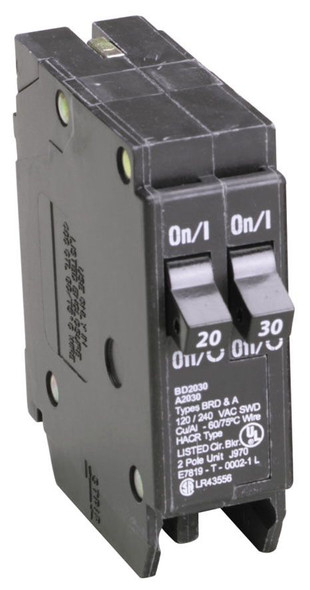 Eaton BD2030 Miniature Circuit Breakers (MCBs) BD 1P 20A/30A 240V 50/60Hz 1Ph EA