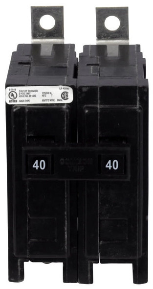 Eaton QBHW2040 Miniature Circuit Breakers (MCBs) QBHW 2P 40A 240V 50/60Hz 1Ph EA