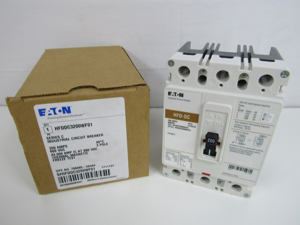 Eaton HFDDC3200WF01 Molded Case Breakers (MCCBs)