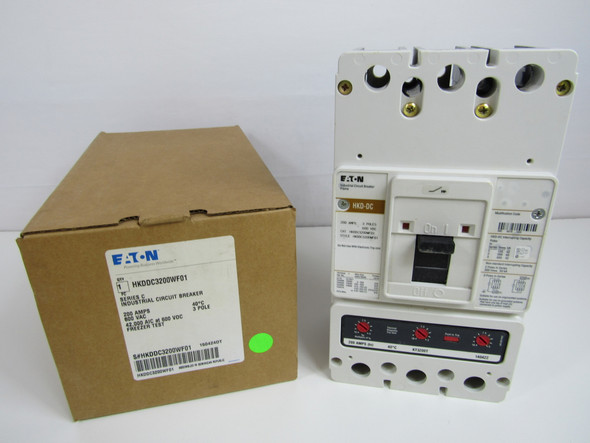 Eaton HKDDC3200WF01 Molded Case Breakers (MCCBs) HKDDC 3P 200A 600V 50/60Hz 3Ph K Frame