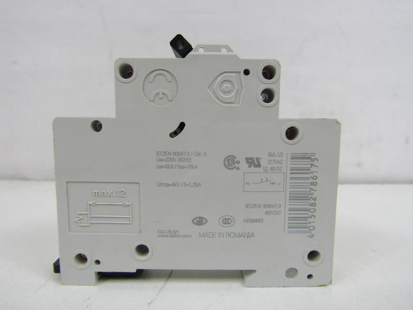 Eaton FAZ-Z0.5/1 Miniature Circuit Breakers (MCBs)