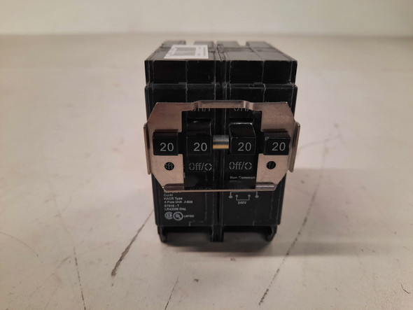 Eaton BR420 Miniature Circuit Breakers (MCBs) BR 2P 20A 240V 50/60Hz 1Ph EA