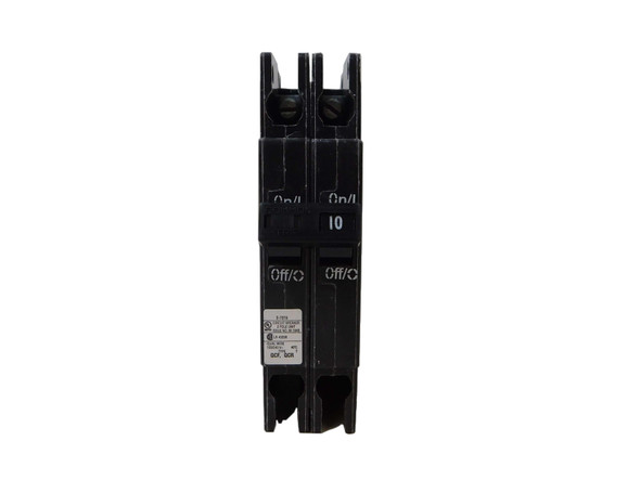 Eaton QCR2010 Miniature Circuit Breakers (MCBs) QCR 2P 10A 240V 50/60Hz 1Ph EA