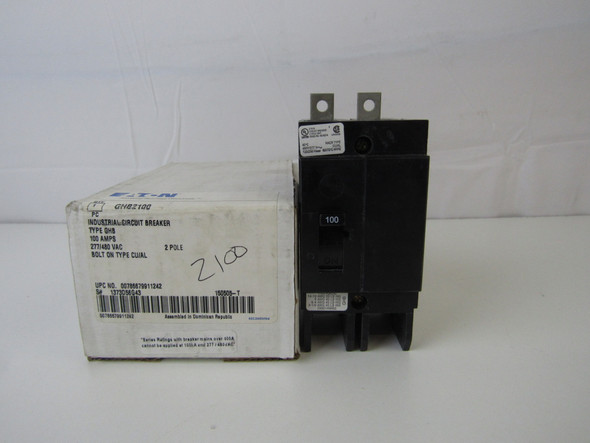 Eaton GHB2100 Miniature Circuit Breakers (MCBs) 2P 100A