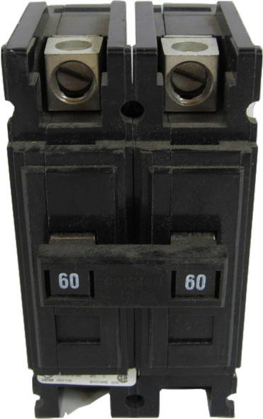 Eaton QCP2060 Miniature Circuit Breakers (MCBs) QCP 2P 60A 240V 50/60Hz 1Ph